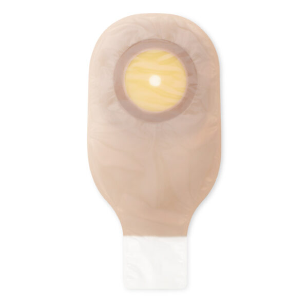 Premier™ One-Piece Drainable Ostomy Pouch – Flat FlexWear™ Barrier, Clamp Closure, Tape
